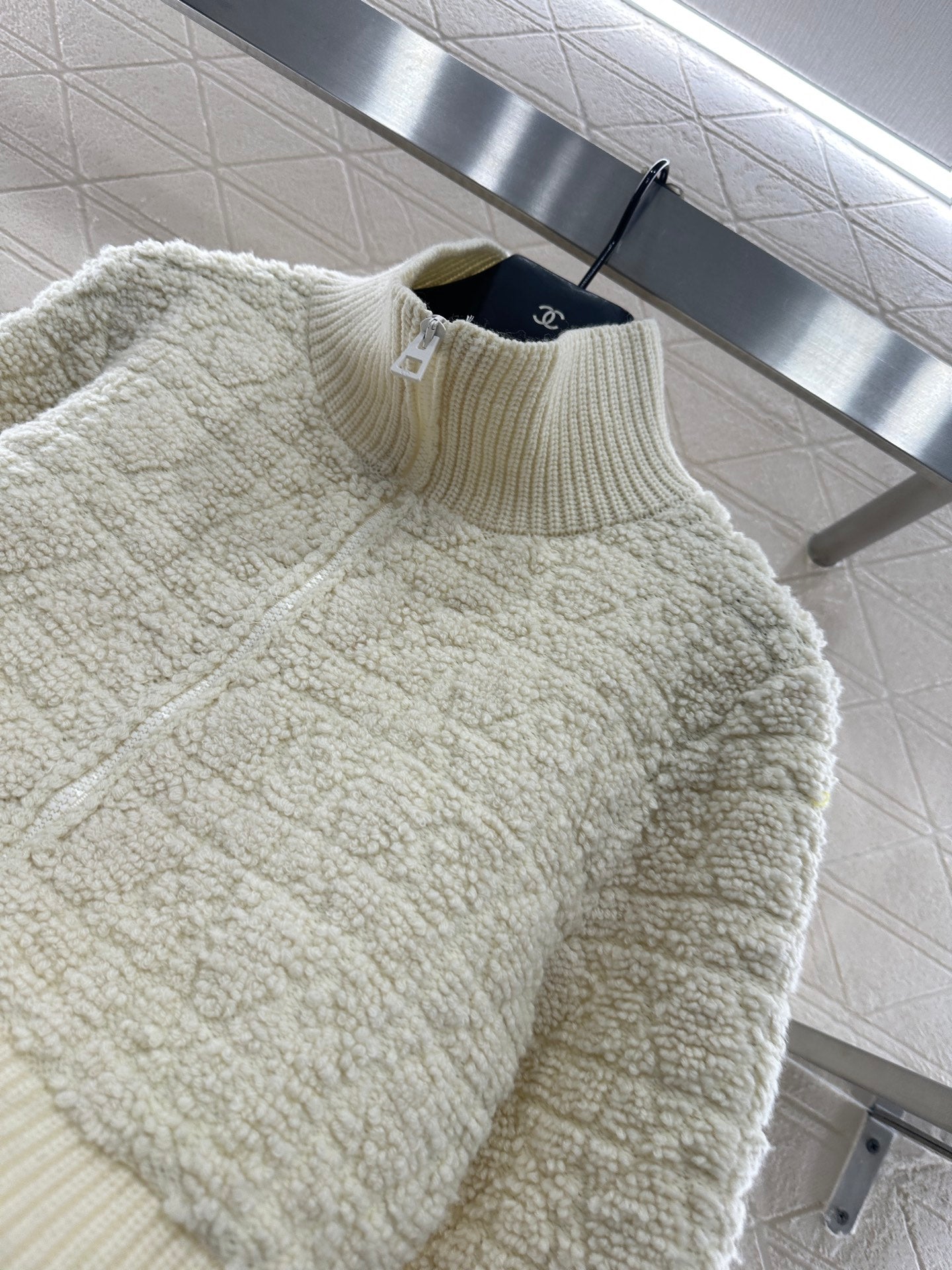 Tengge jacquard zipper jacket