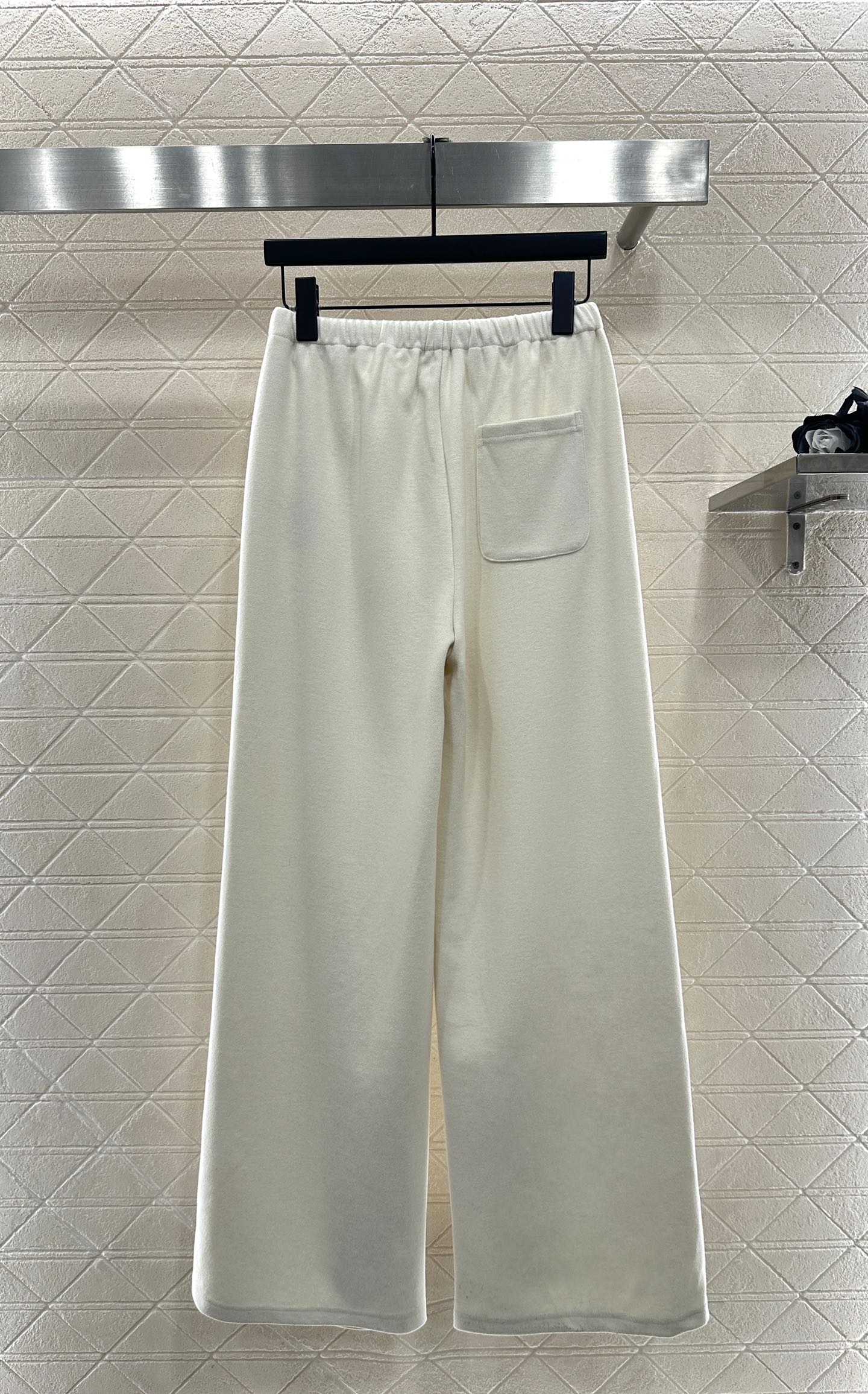 High waisted drawstring wide leg pants