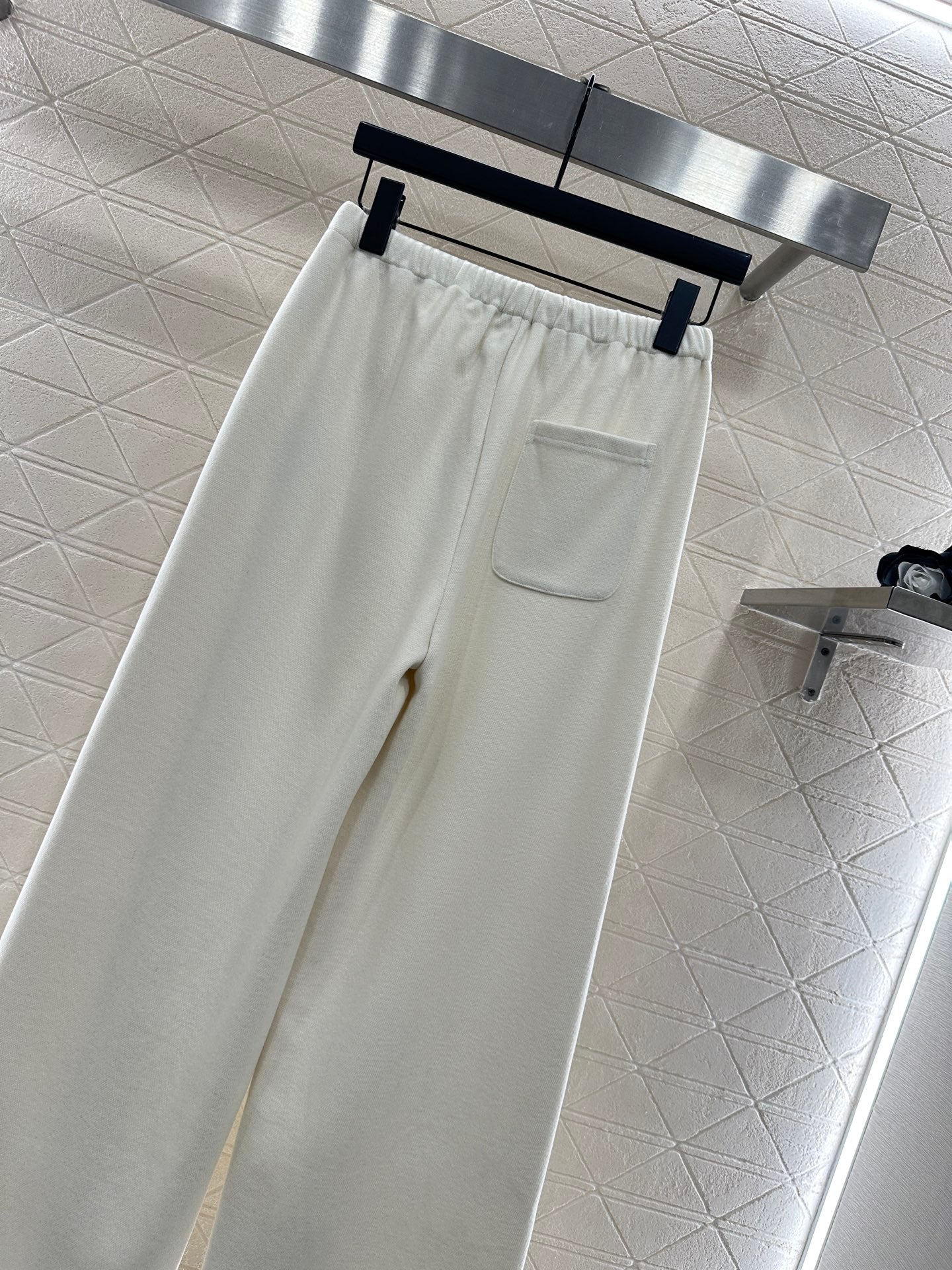 High waisted drawstring wide leg pants