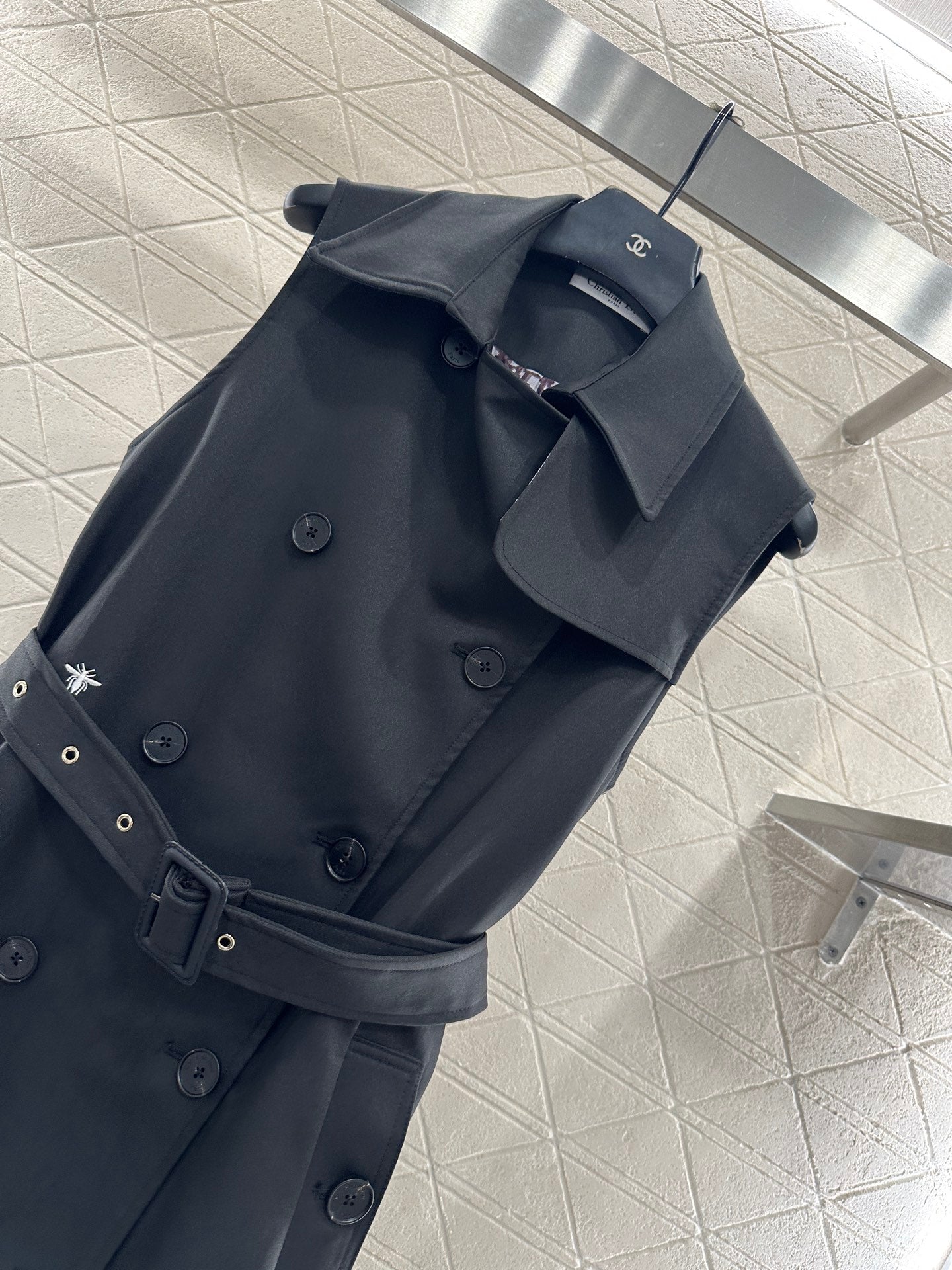 Collar waistband vest skirt