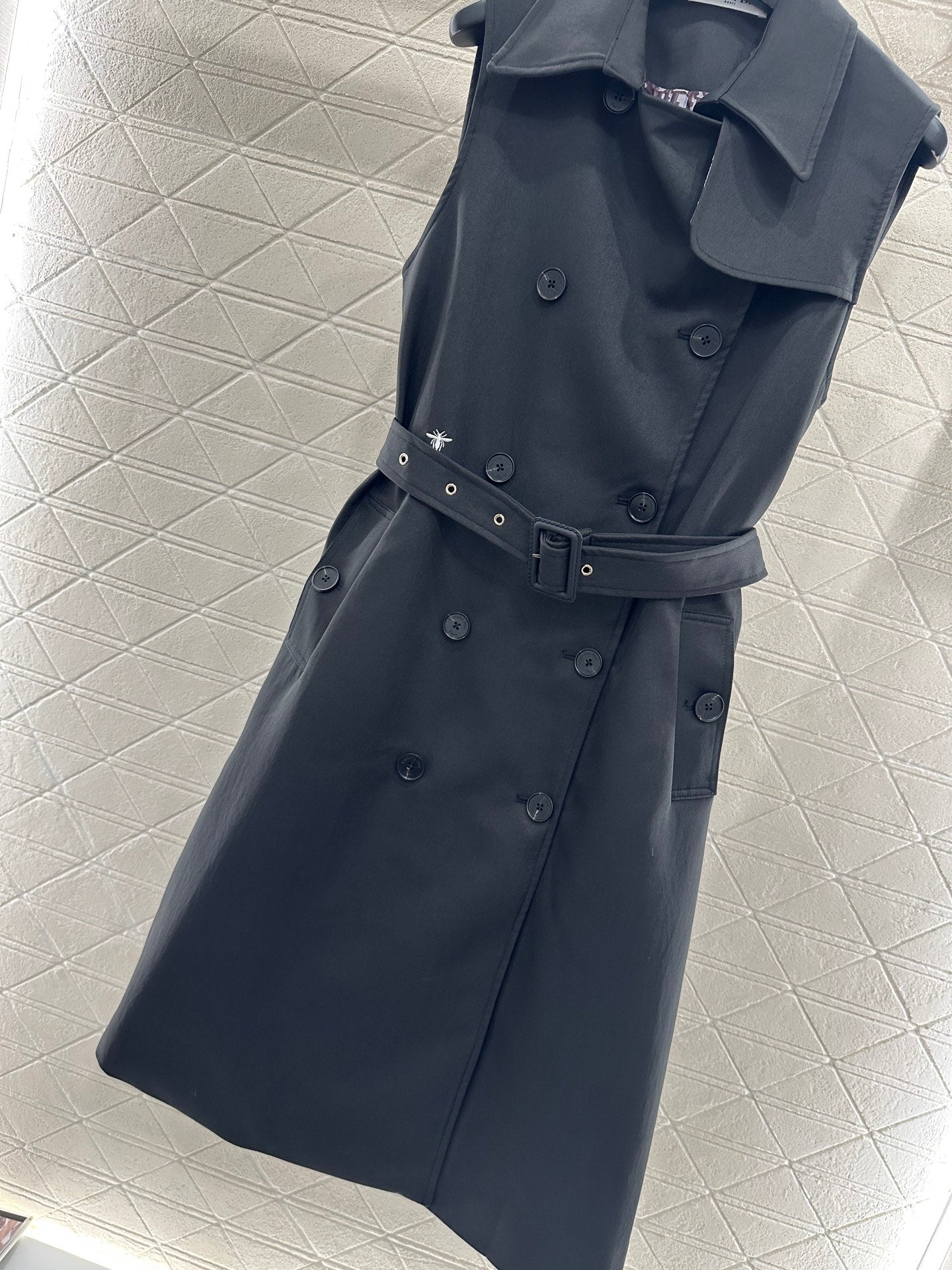 Collar waistband vest skirt