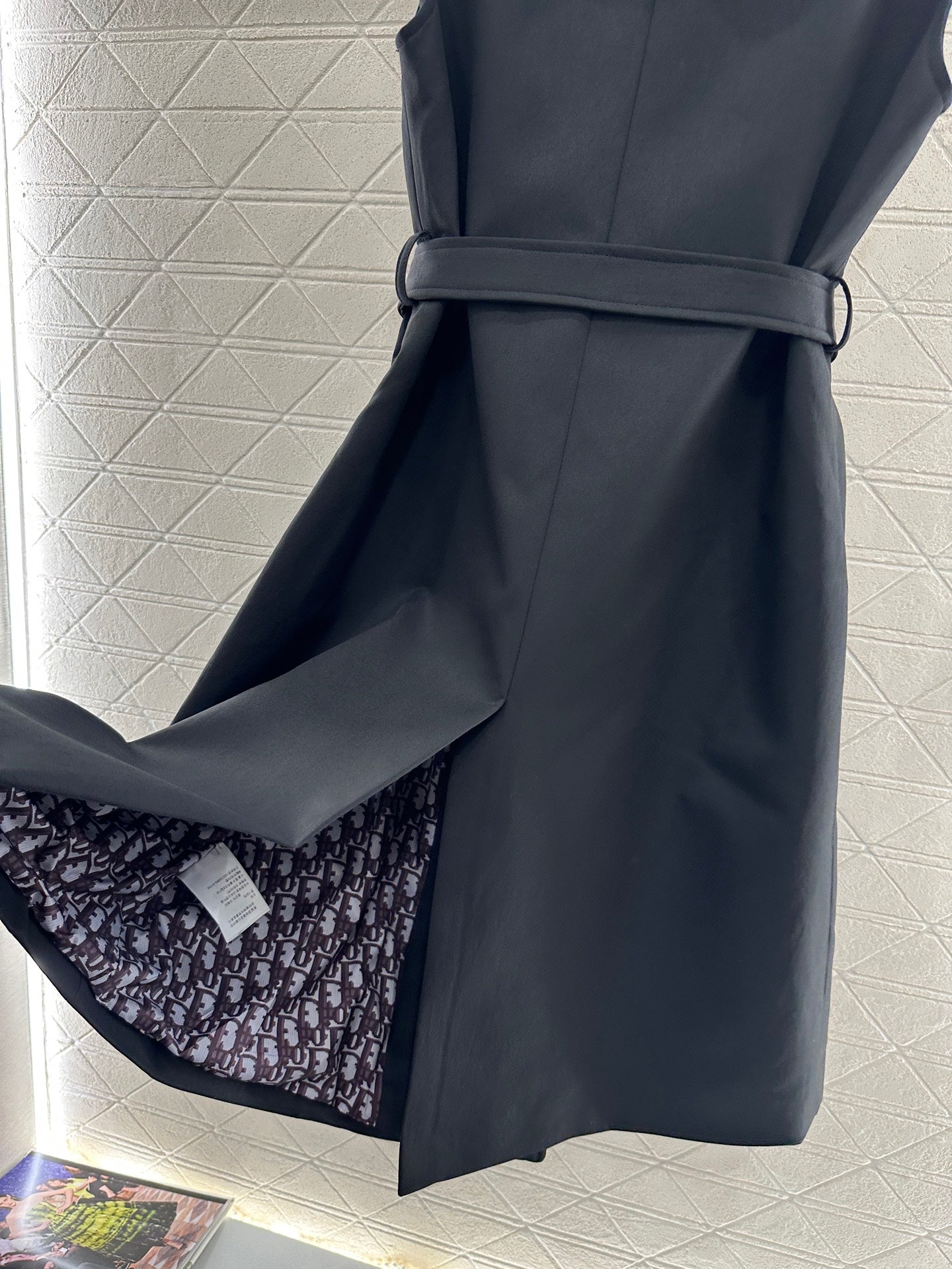 Collar waistband vest skirt