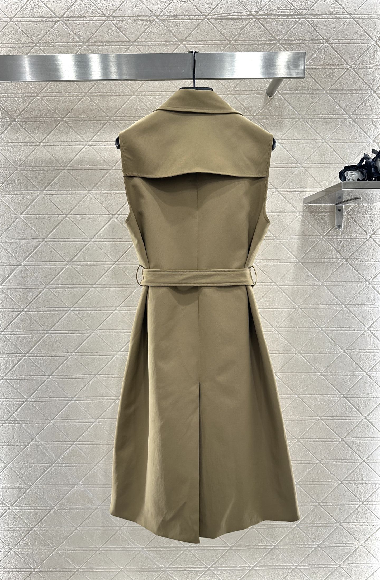 Collar waistband vest skirt