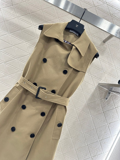 Collar waistband vest skirt