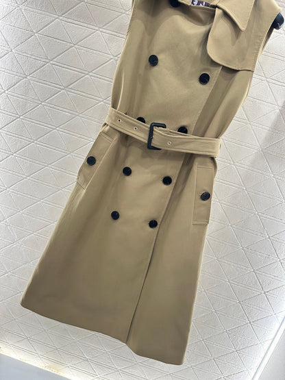 Collar waistband vest skirt