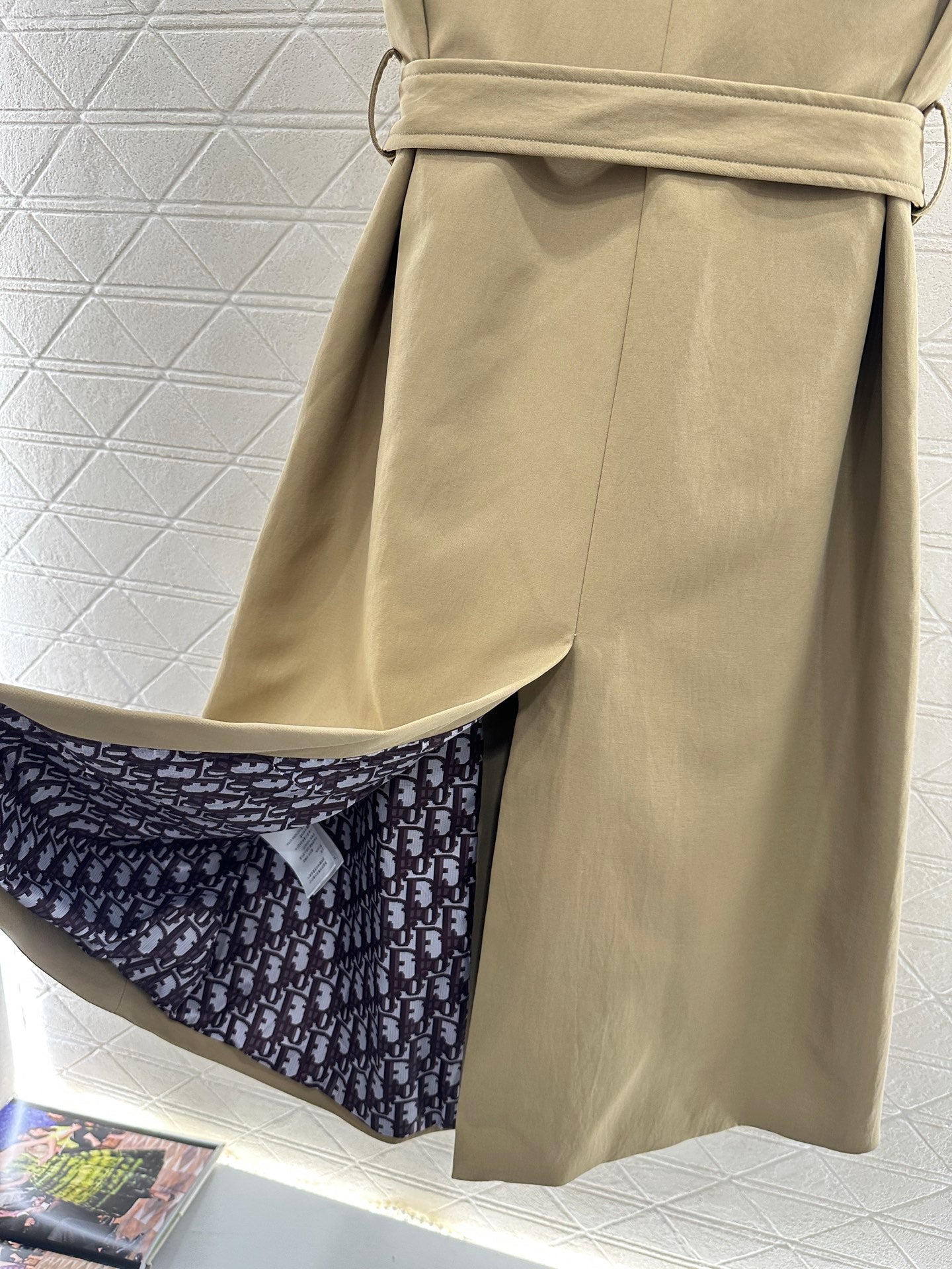 Collar waistband vest skirt