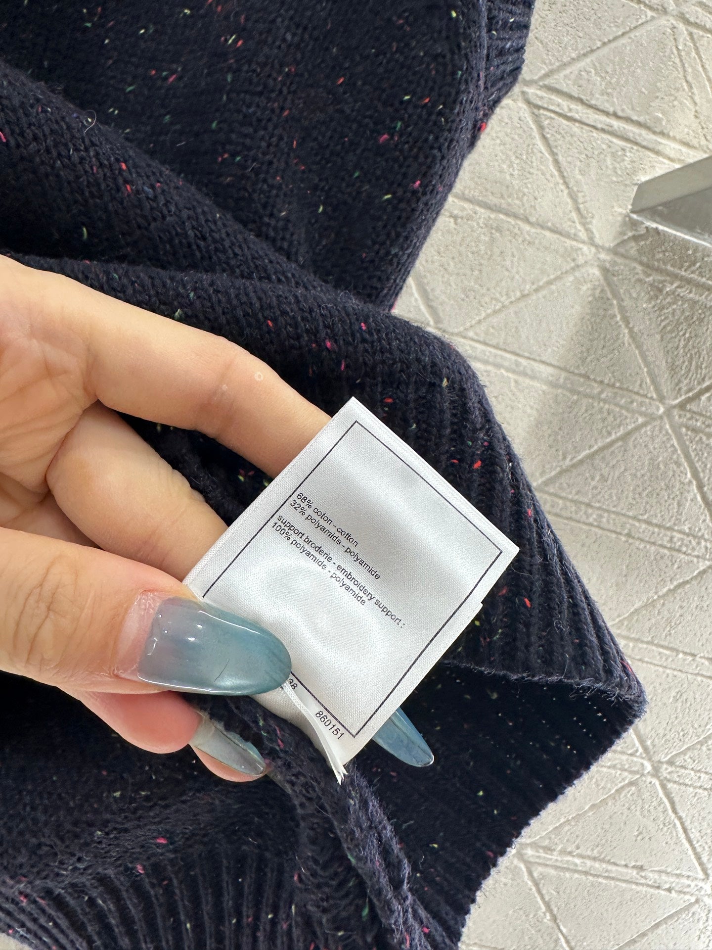 Colorful dot bow knitted vest