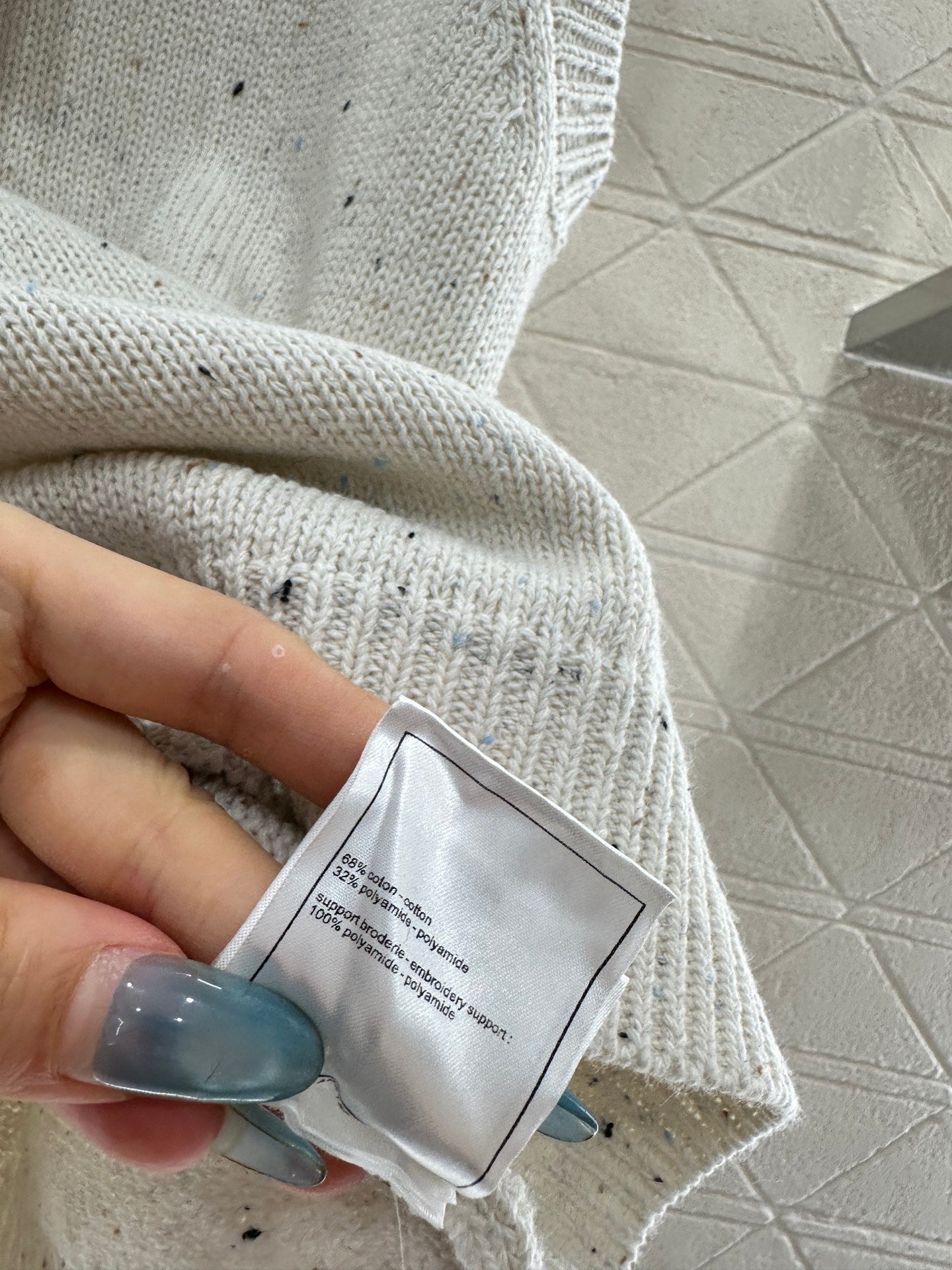 Colorful dot bow knitted vest