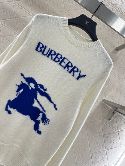 Logo loose pullover sweater