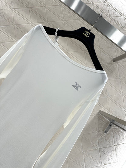 Single shoulder strap top