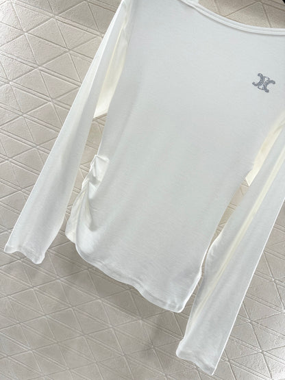 Single shoulder strap top