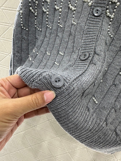 Pearl knitted cardigan