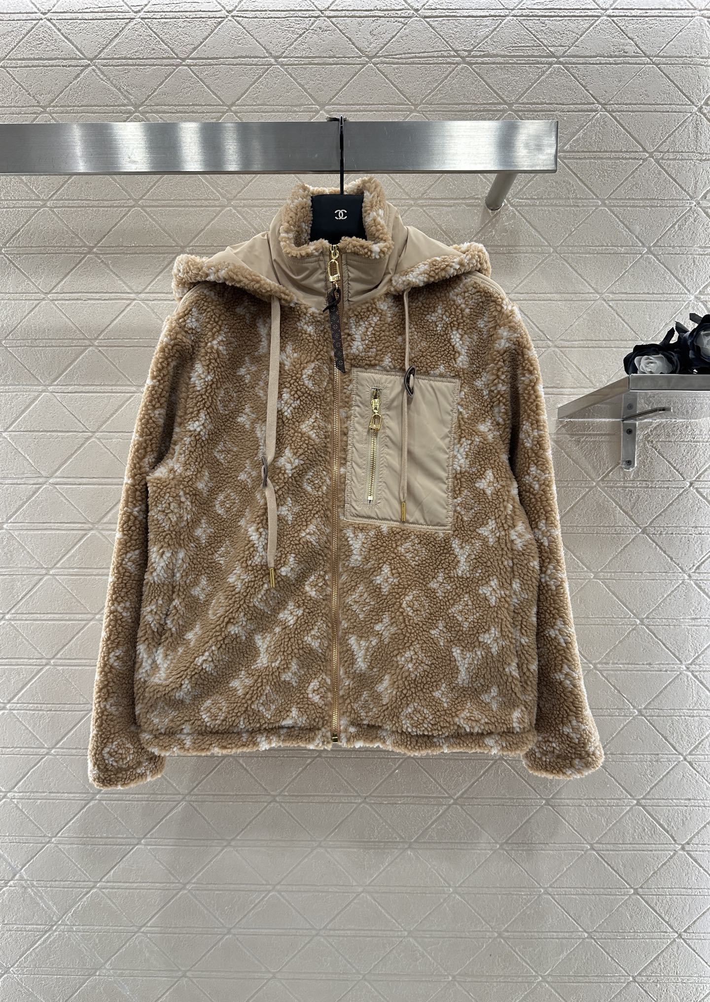 Hooded Teddy Lamb Coat