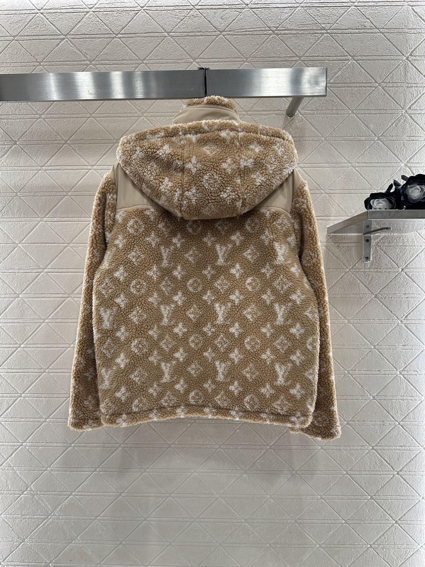 Hooded Teddy Lamb Coat