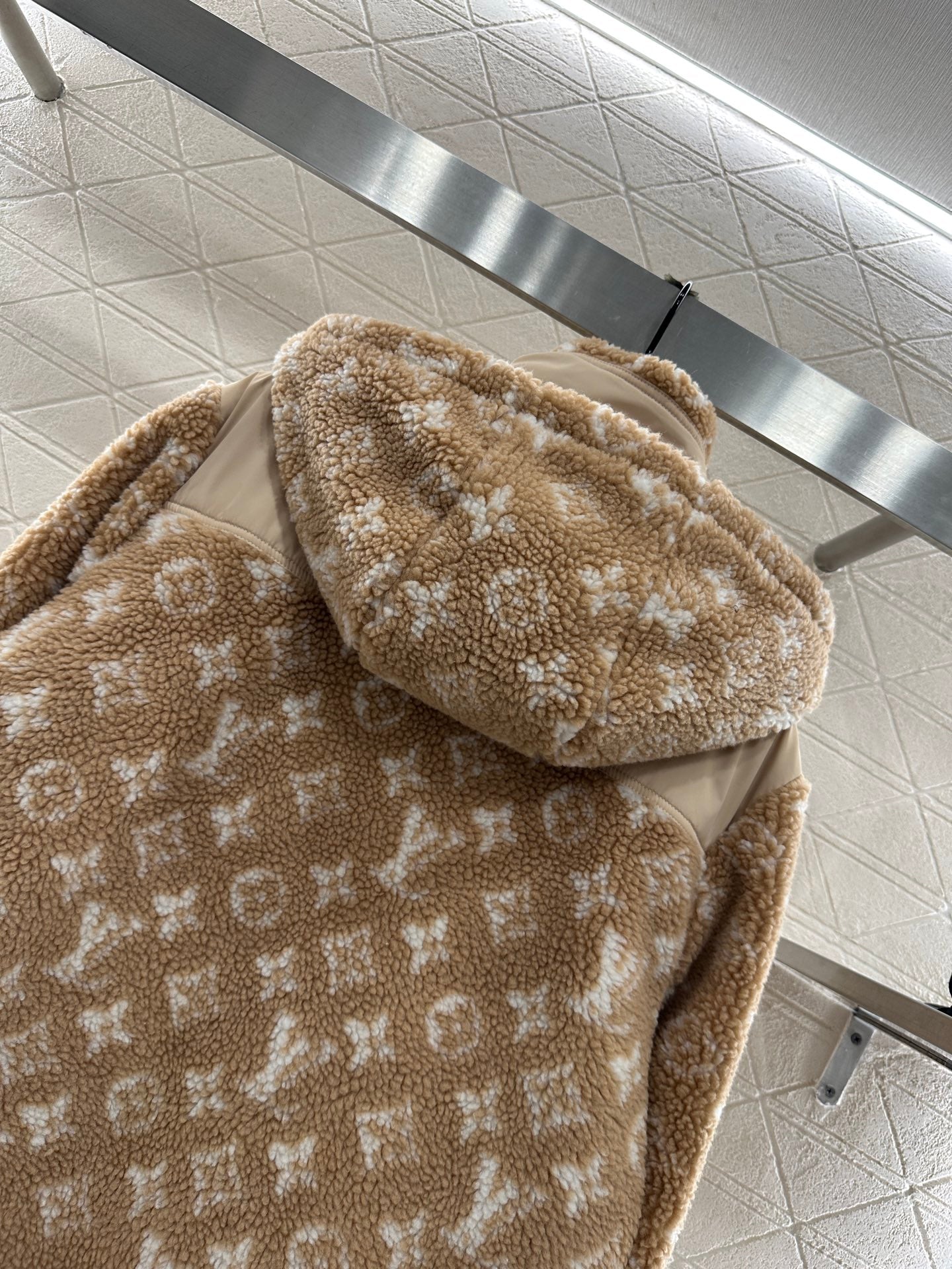 Hooded Teddy Lamb Coat