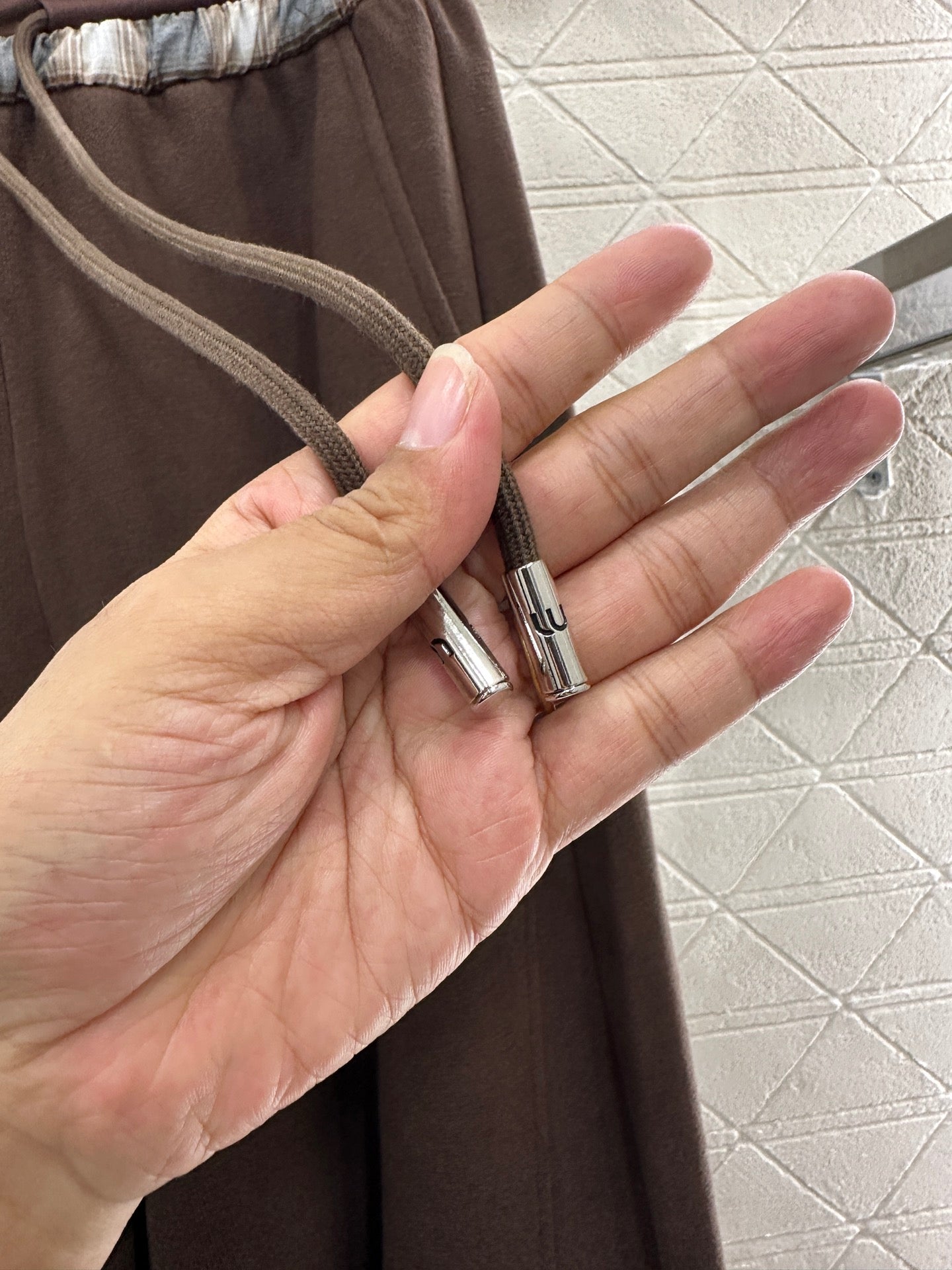 Wide leg curved knife pants