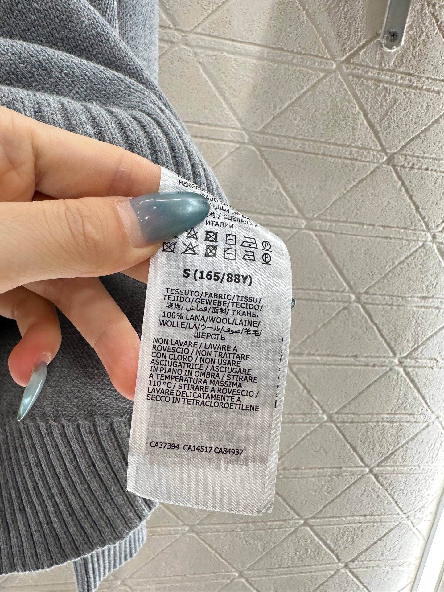 Embroidered crochet sweater