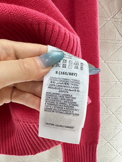 Embroidered crochet sweater