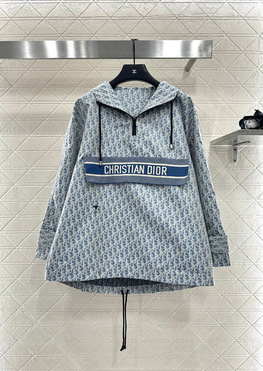 Jacquard hooded assault suit