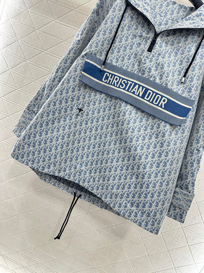 Jacquard hooded assault suit