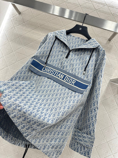 Jacquard hooded assault suit