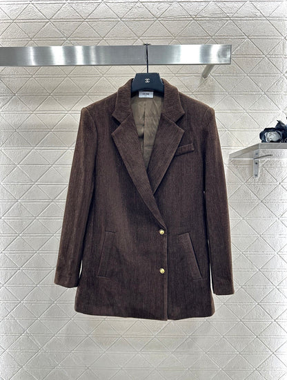 Collar suit waist chain pleated short skirt set