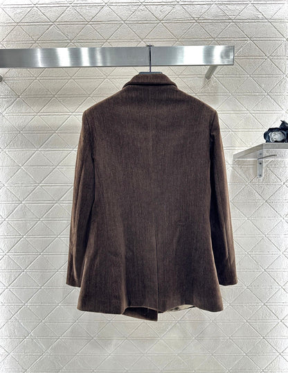 Collar suit waist chain pleated short skirt set