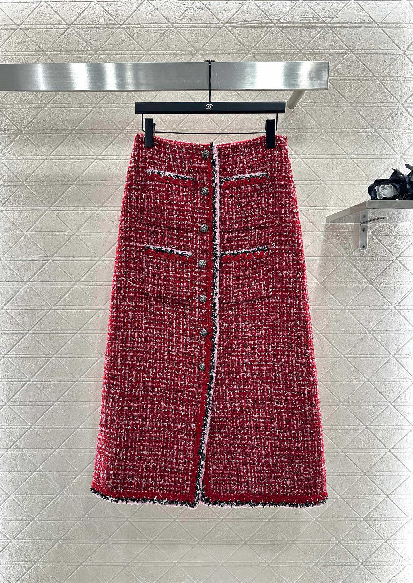 Knitted dress half skirt