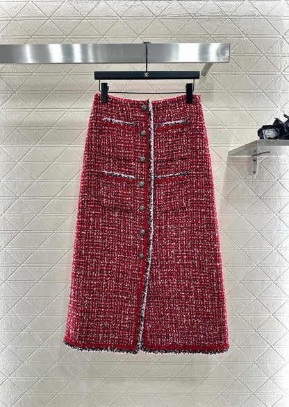 Knitted dress half skirt