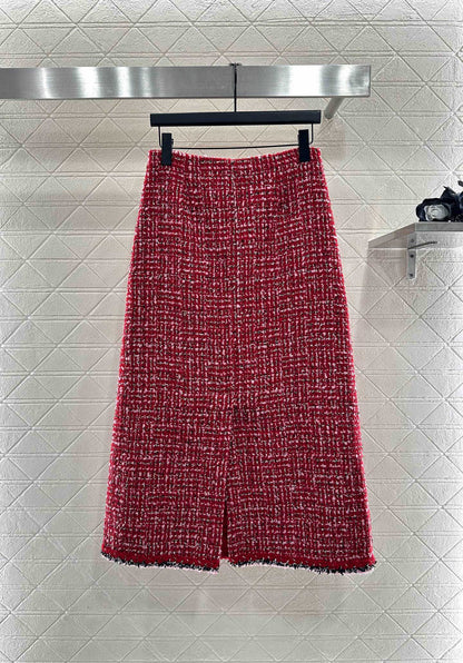 Knitted dress half skirt