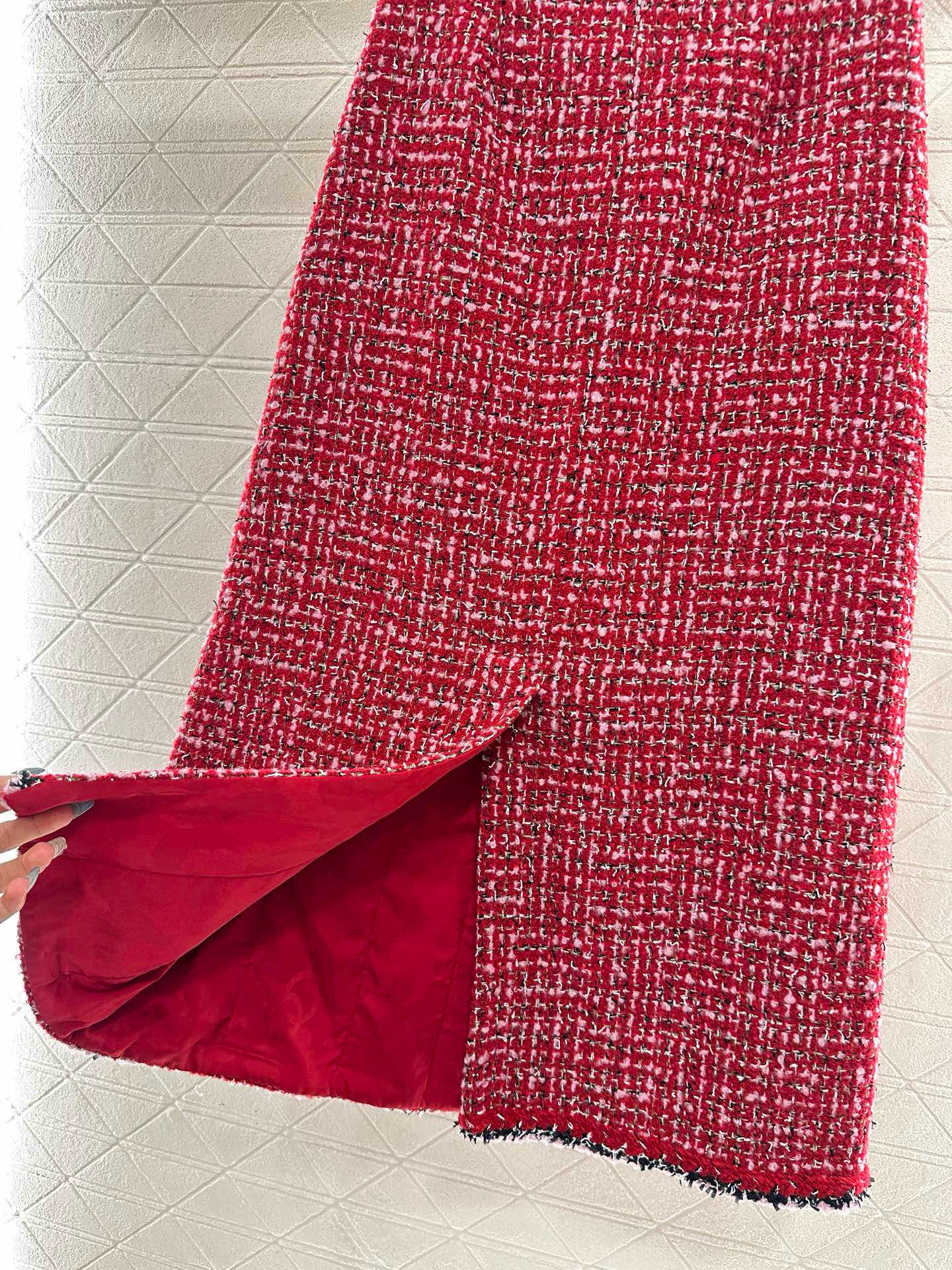 Knitted dress half skirt