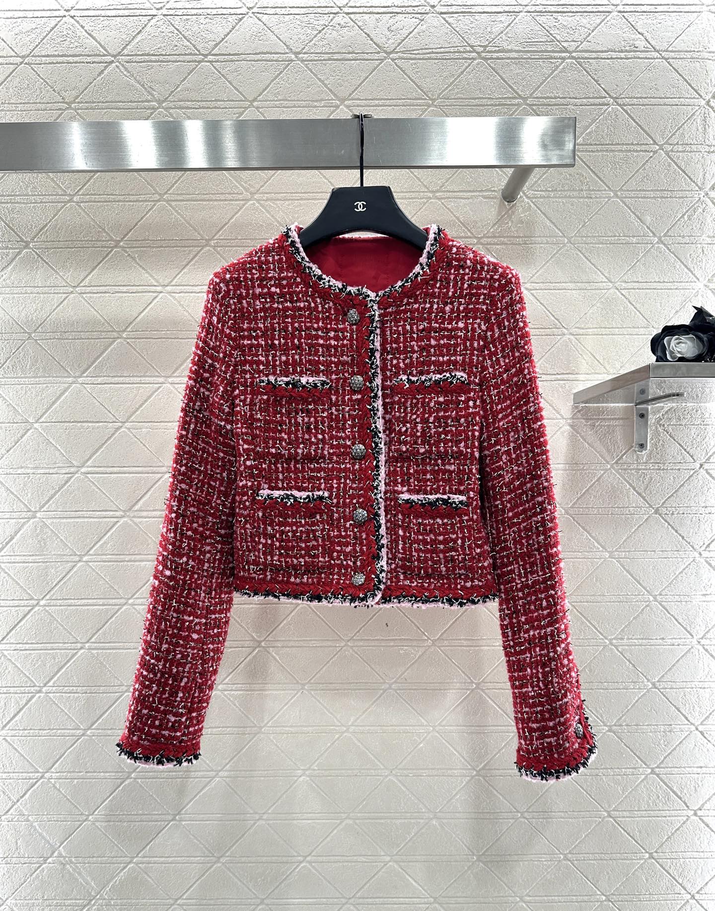 Round neck woven dress