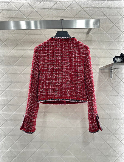 Round neck woven dress