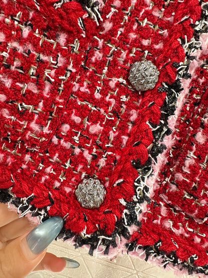 Round neck woven dress