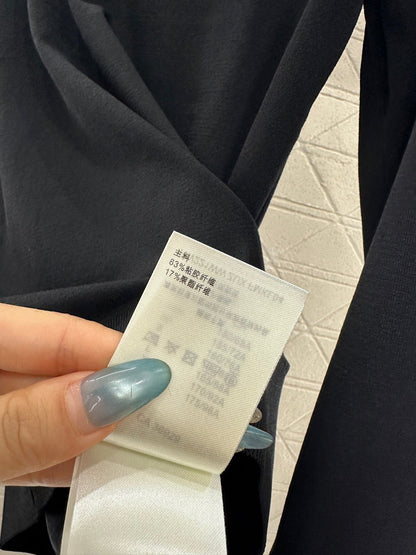 High neck chain knitted pullover sweater