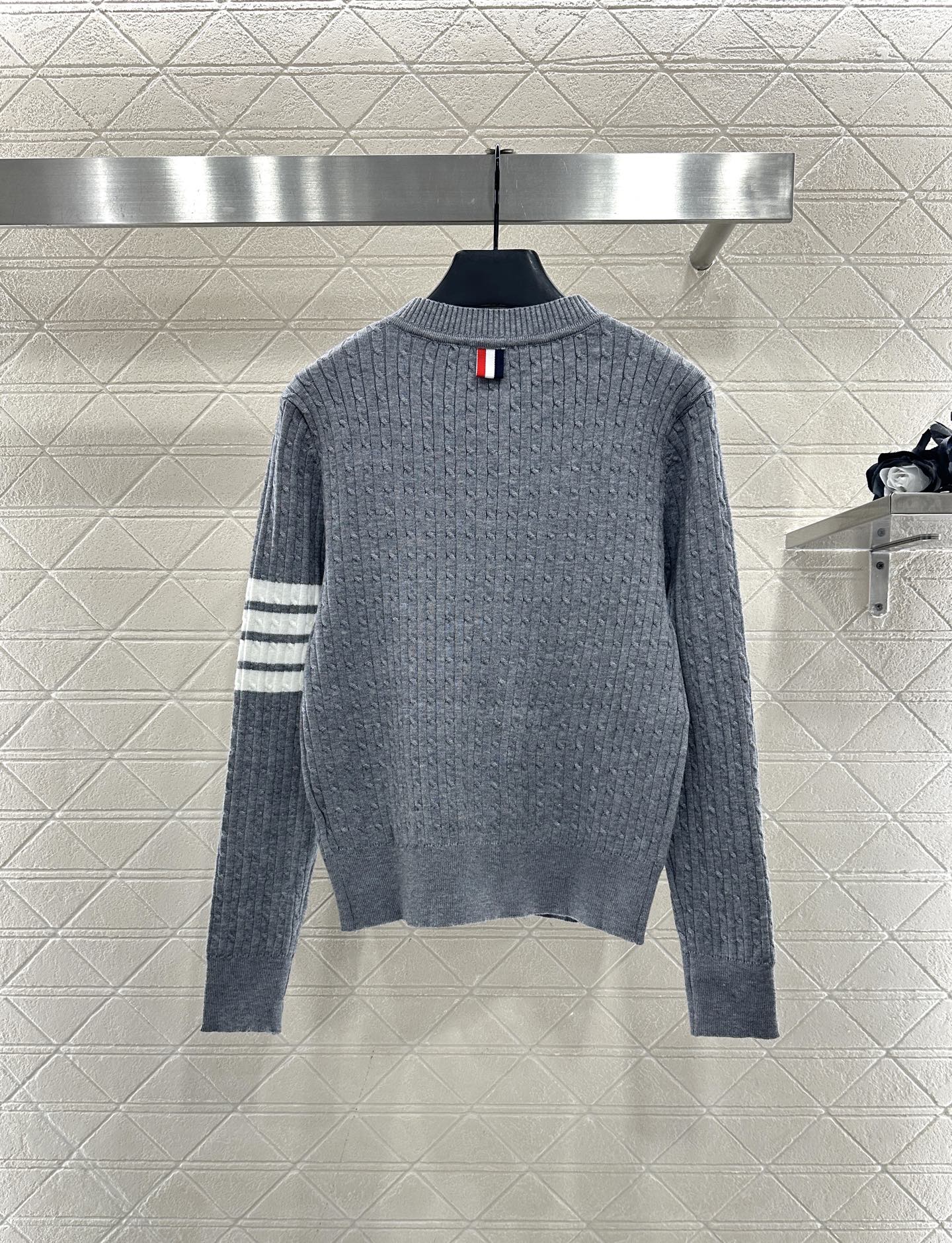 Fried Dough Twists Horizontal Bar Cardigan