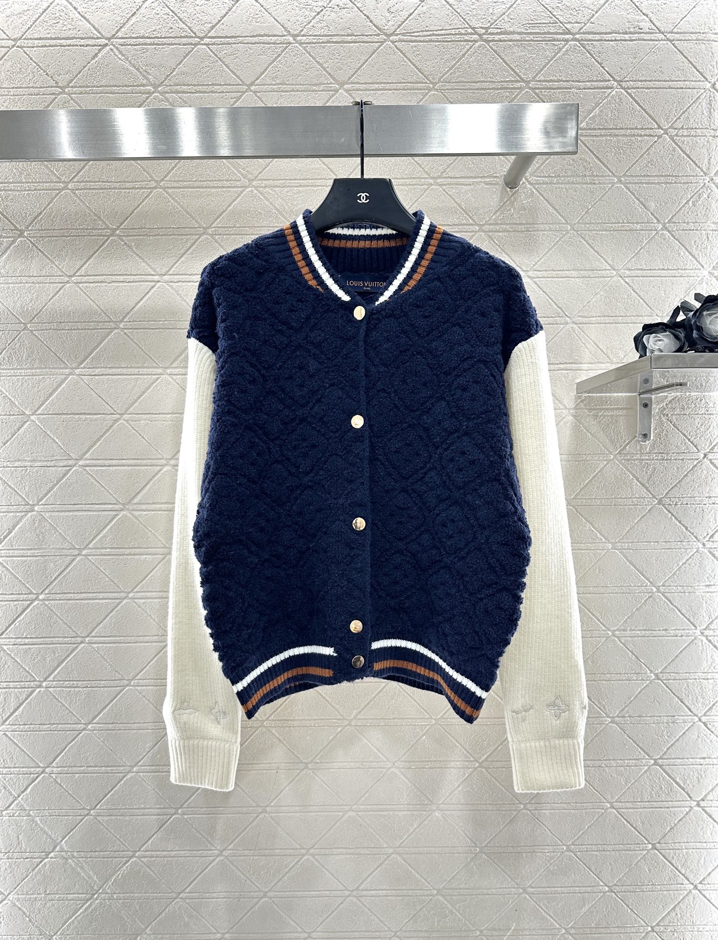 Zipper baseball color blocked jacket