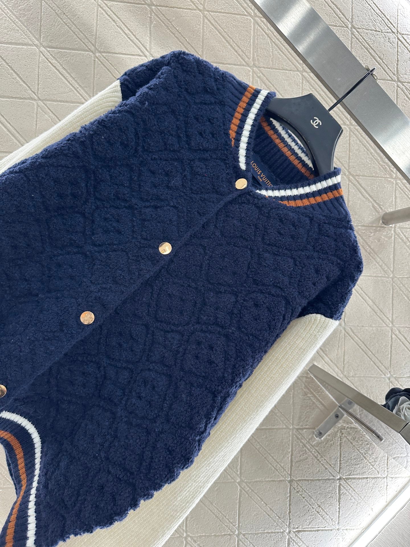 Zipper baseball color blocked jacket