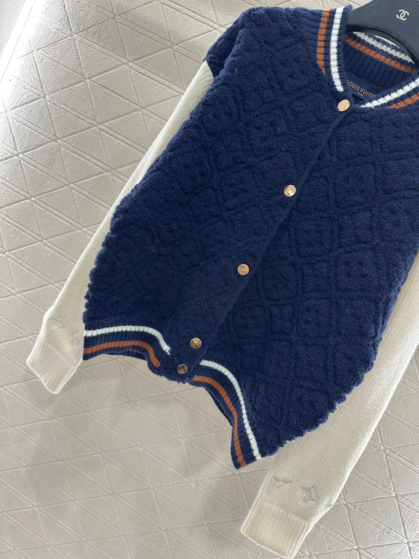 Zipper baseball color blocked jacket