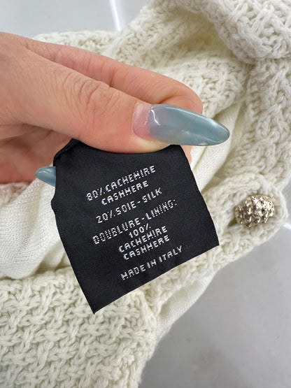 Cashmere buckle skiing knitted hat