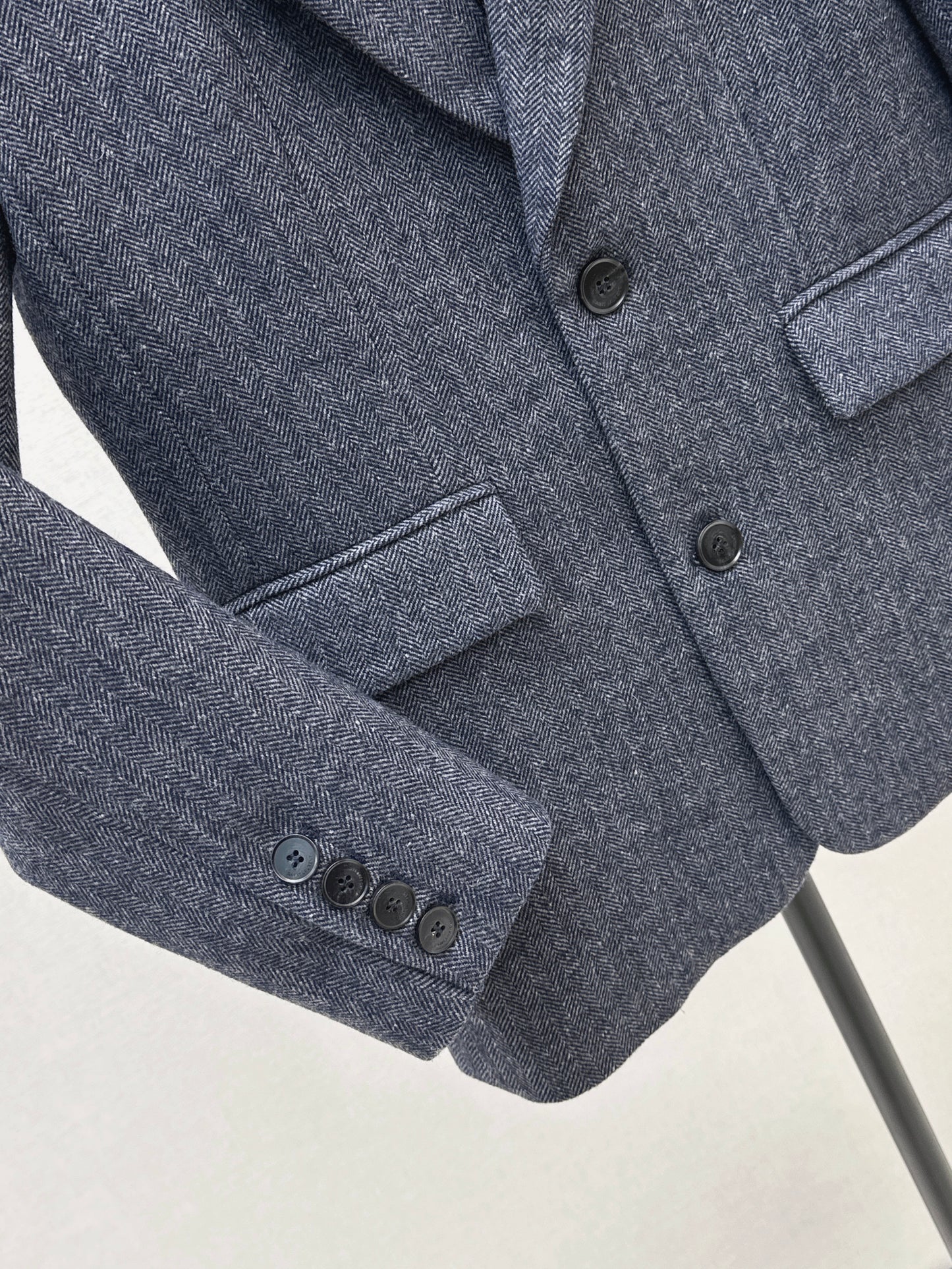 Brooch decoration wool suit jacket