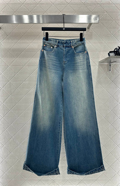 Cowboy wide leg pants