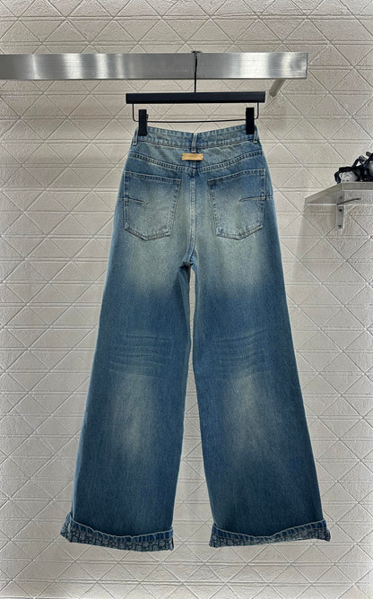 Cowboy wide leg pants