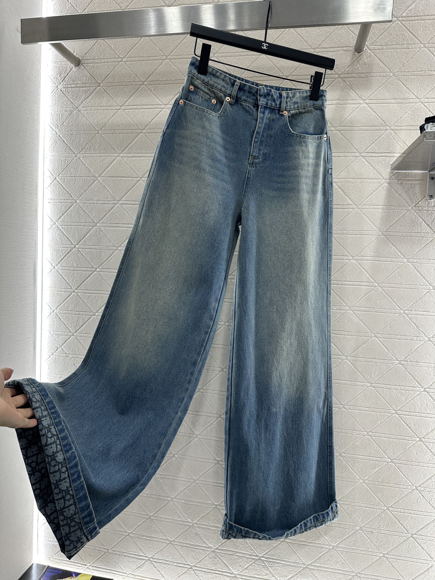 Cowboy wide leg pants