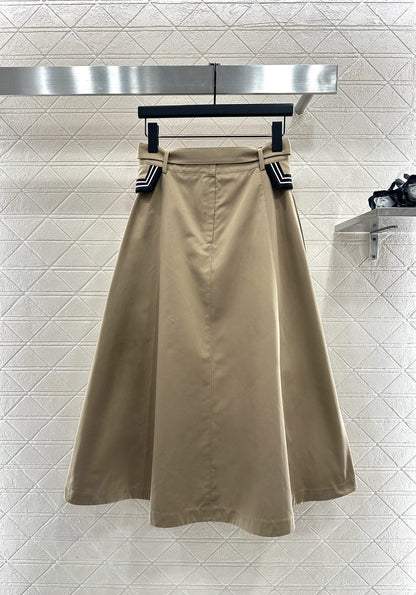 Belt, high waisted umbrella skirt