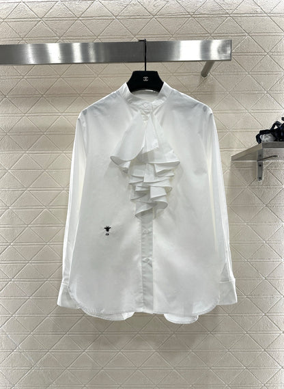 Stacked cake collar shirt