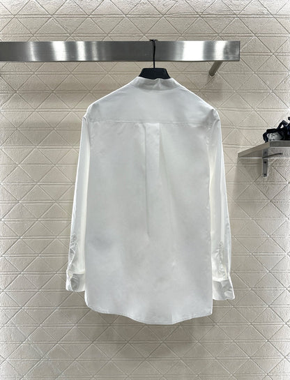 Stacked cake collar shirt