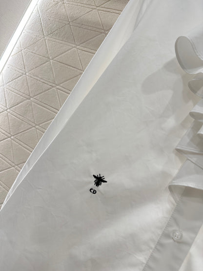 Stacked cake collar shirt