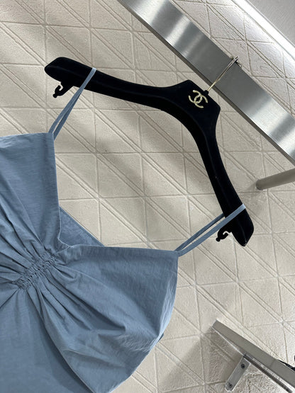 Short strap short skirt set