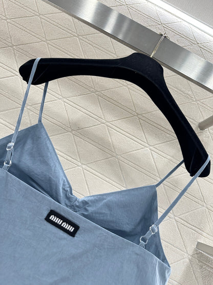 Short strap short skirt set